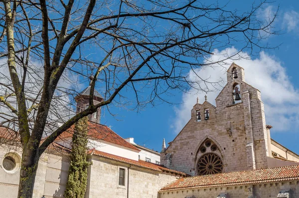 Weergave Van Een Romaanse Kerk Stad Van Palencia Spanje — Stockfoto