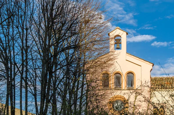 Προβολή Μιας Παλιάς Εκκλησίας Στη Zamora Καστίλη Και Λεόν Ισπανία — Φωτογραφία Αρχείου