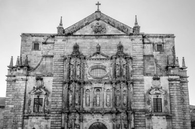 Santiago de Compostela, İspanya, siyah beyaz resim mimarisinde