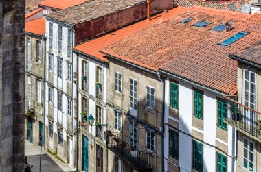 Santiago de Compostela 'da mimarlık, Kuzey İspanya