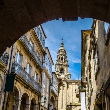 Santiago de Compostela 'da mimarlık, Kuzey İspanya