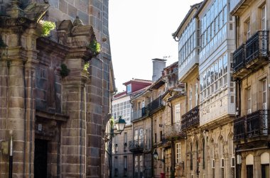 Santiago de Compostela 'da mimarlık, Kuzey İspanya