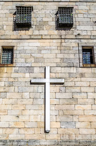 Architectonische Details Santiago Compostela Galicie Noord Spanje — Stockfoto