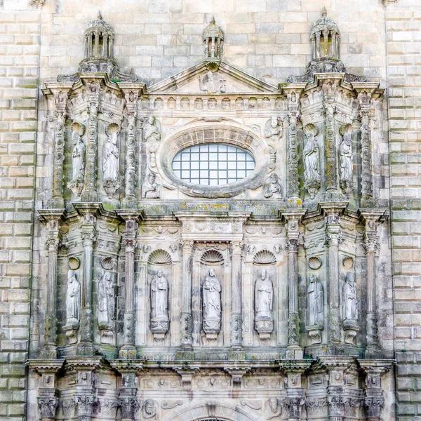 西班牙北部加利西亚圣地亚哥 德孔波斯特拉的建筑细节 — 图库照片
