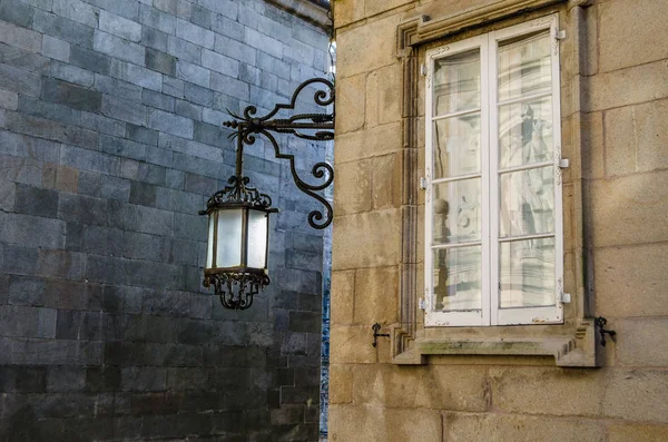 Architektonicznego Detalu Santiago Compostela Galicja Hiszpania — Zdjęcie stockowe