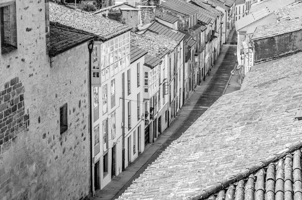 Architettura Santiago Compostela Spagna Settentrionale Immagine Bianco Nero — Foto Stock