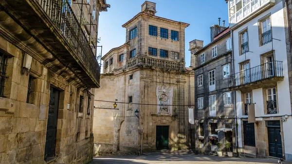 Αρχιτεκτονική Στο Santiago Compostela Βόρεια Ισπανία — Φωτογραφία Αρχείου