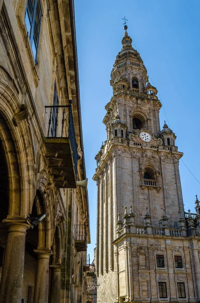 Religieuze Architectuur Kathedraal Van Santiago Compostela Bedevaartsoord Spanje — Stockfoto