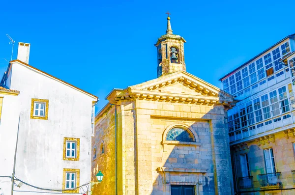 Iglesia Santiago Compostela Galicia Norte España Colorida Ilustración —  Fotos de Stock