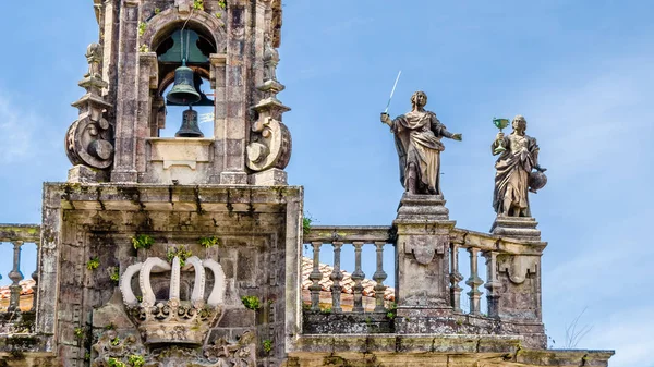 Kostel Santiagu Compostela Galicie Severní Španělsko — Stock fotografie