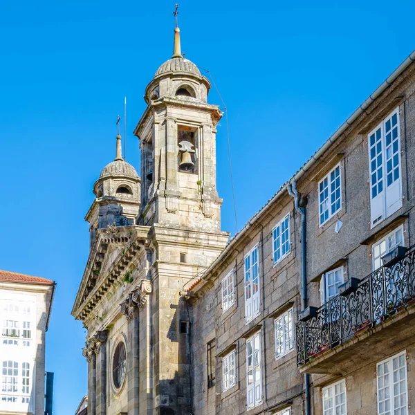 Santiago Compostela Kilisesi Galiçya Kuzey Spanya — Stok fotoğraf