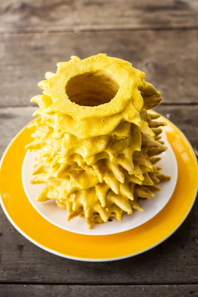 Ağaç kek. Baumkuchen, ne zaman? Geleneksel Almanya ve Litvanya katmanlı pasta