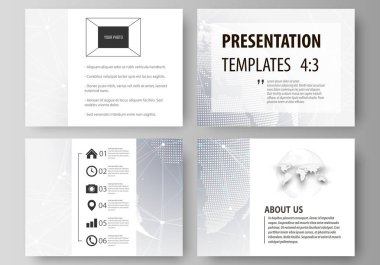 Sunma kaymak düzenlenebilir yerleşimini minimalist tasarlamak vektör çizim tasarım iş şablonları. Kimya desen. Molekül yapısı. Tıp, bilim arka plan.