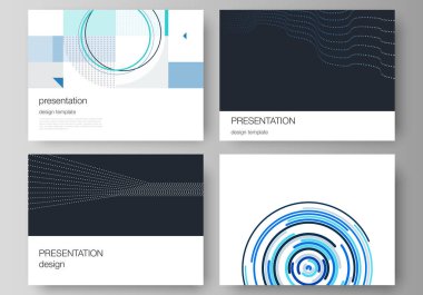 Sunma kaymak düzenlenebilir yerleşimini minimalist tasarlamak vektör çizim tasarım iş şablonları imal noktalar ve daire basit geometrik arka plan ile.