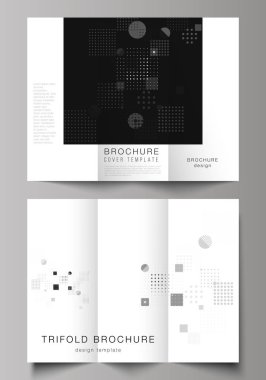 Düzenlenebilir düzenleri en az vektör Illustration. Modern yaratıcı tasarım şablonları panelli broşür veya el ilanı için kapsar. Soyut vektör arka plan ile sıvı geometrik şekiller.