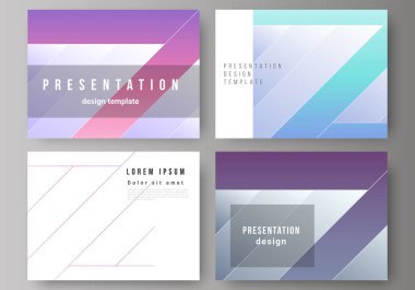 Sunma kaymak düzenlenebilir yerleşimini minimalist tasarlamak vektör çizim tasarım iş şablonları. Yaratıcı modern kapak konsepti, renkli arka plan.