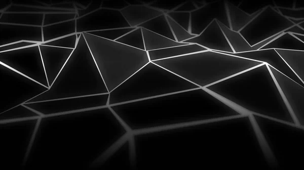 Abstrakte digitale Wireframe Landschaft Hintergrund. 3D futuristischer Vektor-Sci-Fi-Hintergrund. geometrische moderne Design abstrakten Hintergrund. Wissenschaft oder Technologie Vektor Illustration. — Stockvektor