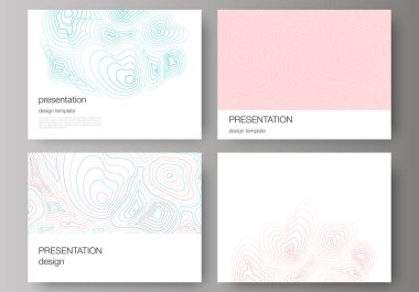 Sunma kaymak düzenlenebilir yerleşimini minimalist tasarlamak vektör çizim tasarım iş şablonları. Topografik dağılımı harita, tek renkli arka plan.