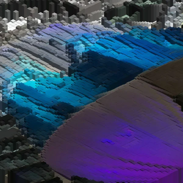 Visualización de macrodatos. Inteligencia artificial, criptografía infográfica, conceptos de computación cuántica. Fondo de vector de tecnología para presentaciones de negocios, carteles científicos, portadas de folletos . — Vector de stock