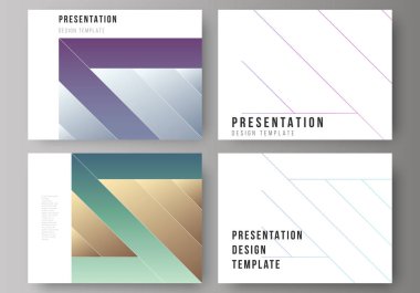 Sunma kaymak düzenlenebilir yerleşimini minimalist tasarlamak vektör çizim tasarım iş şablonları. Yaratıcı modern kapak konsepti, renkli arka plan.