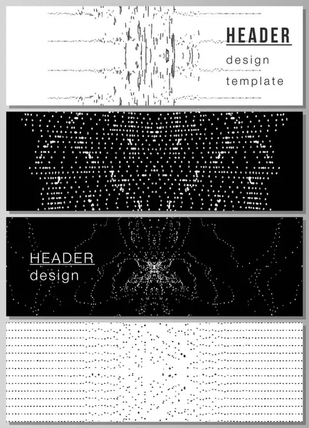 Minimalistic Vector Illustration Editable Layout Headers Banner Design Templates Trendy — Stock Vector