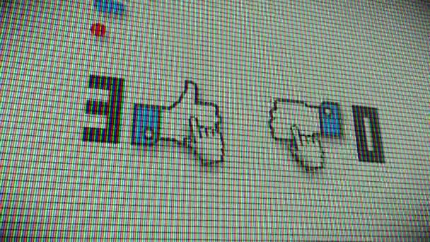 Lcd ekranda imleç Savaşı — Stok video