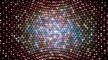 LED ışık duvar.