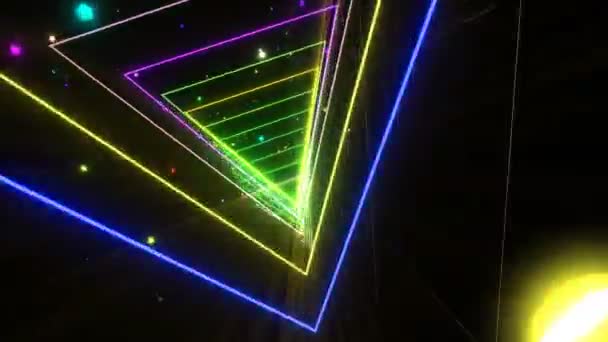 VJ Loop Glowing Disco — стоковое видео