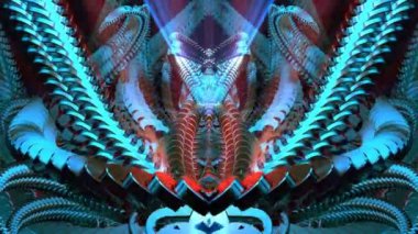 Siber Dokunaçlar Vj 4k Loop