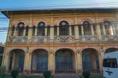 Güzel manzara antik Ban Tha Rae, Sakon Nakhon, Tayland