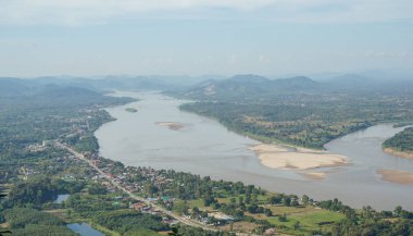 Güzel manzara wat pha tak antik Tapınağı dava Tapınağı, nongkhai, Tayland