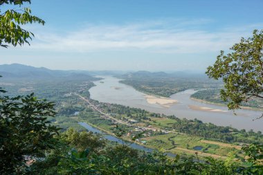 Güzel manzara wat pha tak antik Tapınağı dava Tapınağı, nongkhai, Tayland