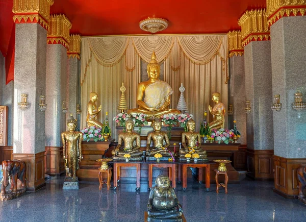 Пейзаж Древнего Искушения Ват Подает Суд Фелле Нонгкхай Таиланд — стоковое фото