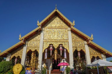Güzel manzara Wat Pratad hari phunch Antik Tapınağı