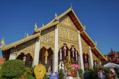 Güzel manzara Wat Pratad hari phunch Antik Tapınağı