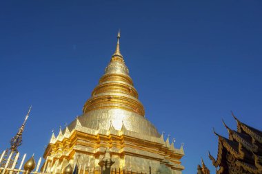 Güzel manzara Wat Pratad hari phunch Antik Tapınağı