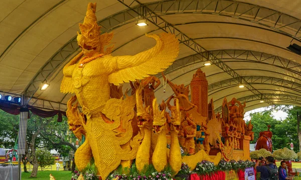 Candle Festival Ubon Ratchathani Thailand July 2020 Ubonratchathani Thailand — Stock Photo, Image