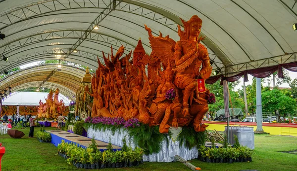 Candle Festival Ubon Ratchathani Thailand July 2020 Ubonratchathani Thailand — Stock Photo, Image