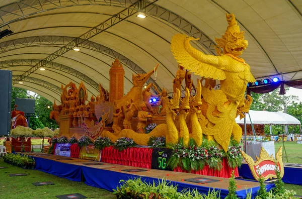 Festival Svíček Ubon Ratchathani Thailand Července 2020 Ubonchathani Thajsko — Stock fotografie