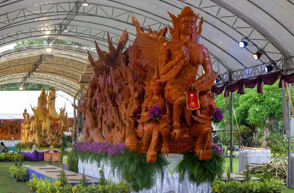 Candle Festival Ubon Ratichathani Thailand July 2020 Ubonratchathani Thailand — 图库照片