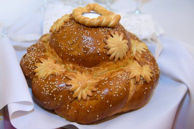 İzole tuz ile somun.