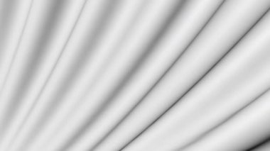 Dalgalar pürüzsüz beyazdır. 3D hareket doku soyut. 