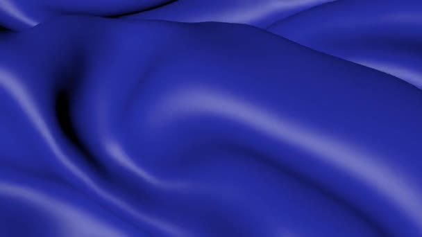 Masse plastique abstraite bleue. Arrière-plan Déplacement forme douce . 