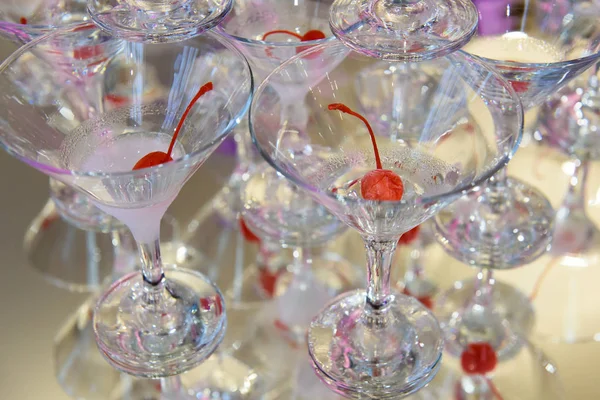 Copas de vino en la fiesta . — Foto de Stock