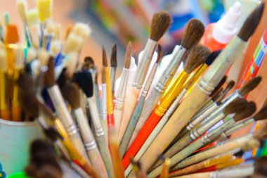 Renkli Sanat fırçalar çizim için.