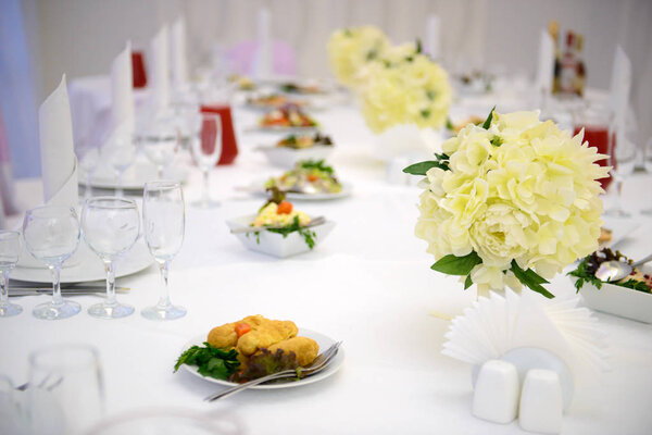 Restaurant Utensil on the table for food.
