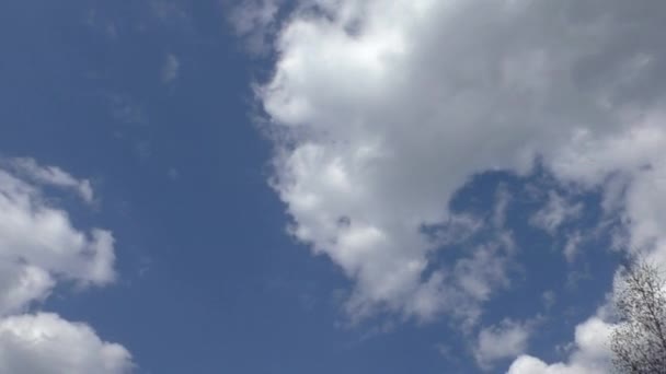 Nuvens voando no céu . — Vídeo de Stock