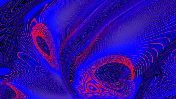 Фантастические Волны Текстурированных Перьев Павлина — стоковое фото