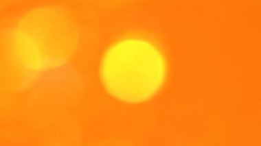 Bokeh portakal sızıntıları hareket ediyor.