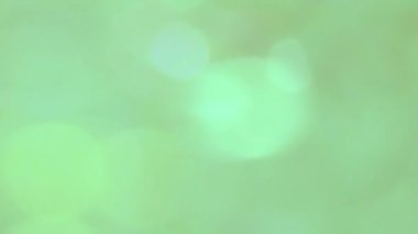Bokeh yeşil sızıntıları hareket ediyor.